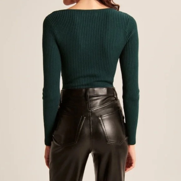 Abercrombie and Fitch Vegan Leather Dad\90s pants 29L - Picture 3 of 5